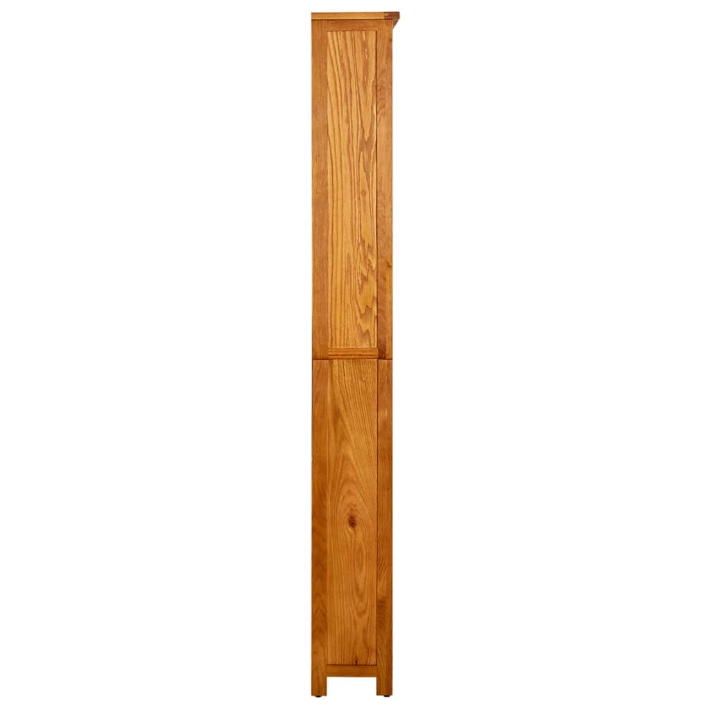 vidaXL Regał na książki z 6 półkami, 80 x 22,5 x 180 cm, drewno dębowe