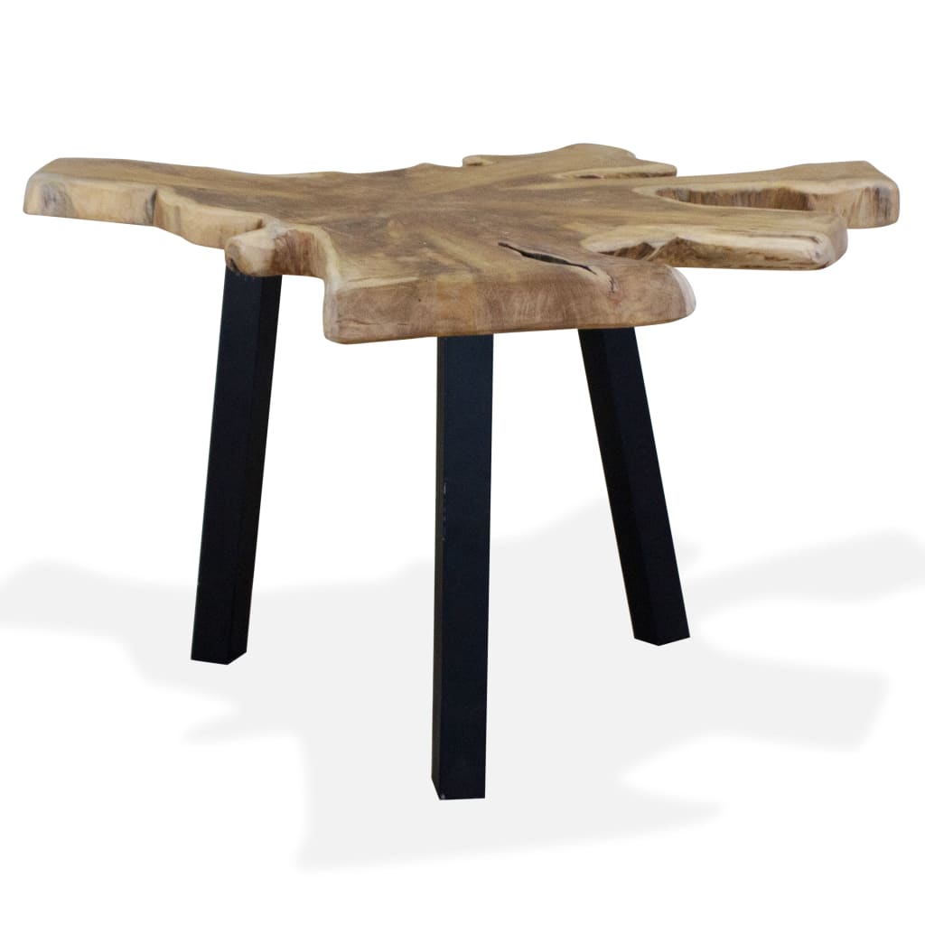 vidaXL Stolik kawowy z drewna tekowego, 80 x 70 x 38 cm