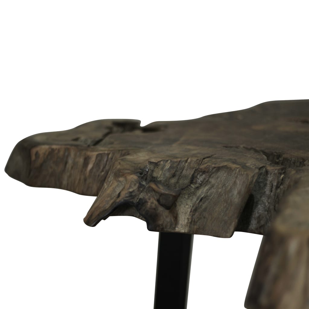 vidaXL Stolik kawowy z drewna tekowego, 80 x 70 x 38 cm