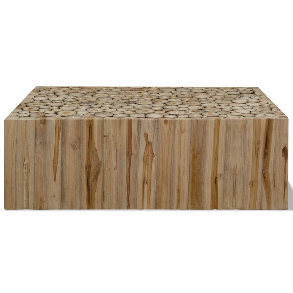 vidaXL Stolik kawowy z drewna tekowego, 90 x 50 x 30 cm