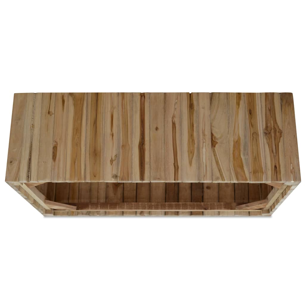 vidaXL Stolik kawowy z drewna tekowego, 90 x 50 x 30 cm