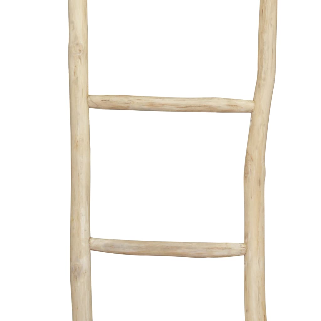 vidaXL Wieszak-drabinka na ręczniki, 5 szczebli, teczyna, 45 x 150 cm