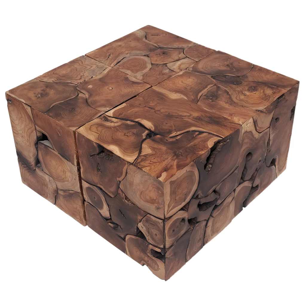 vidaXL Stołki 4 szt. brązowe 40x40x45 cm z litego drewna tekowego