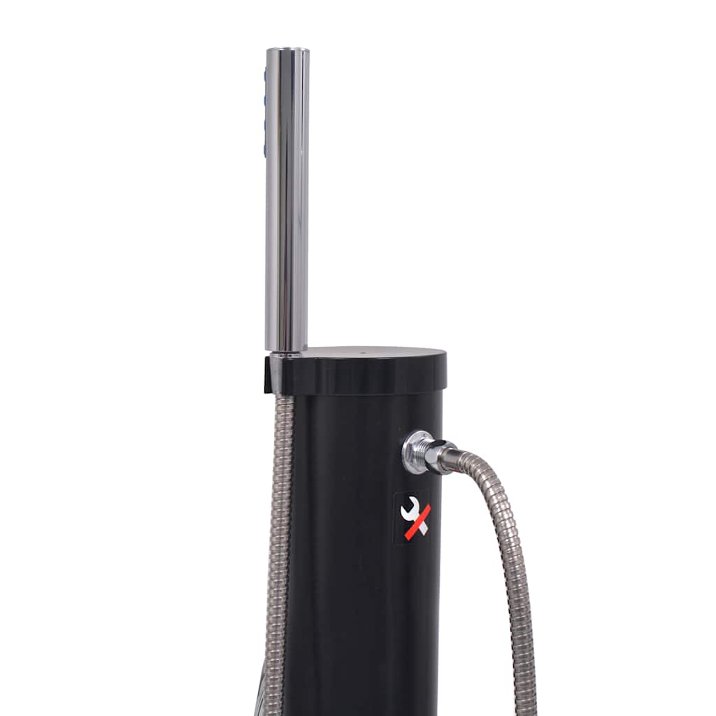 vidaXL Prysznic solarny, 8 L, PVC i stal
