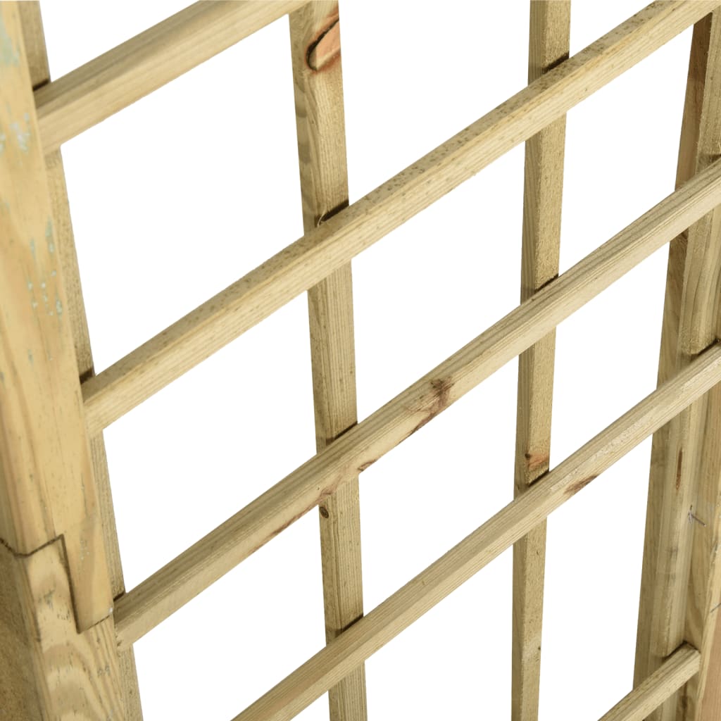 vidaXL Pergola ogrodowa zwieńczona łukiem, impregnowane drewno sosnowe