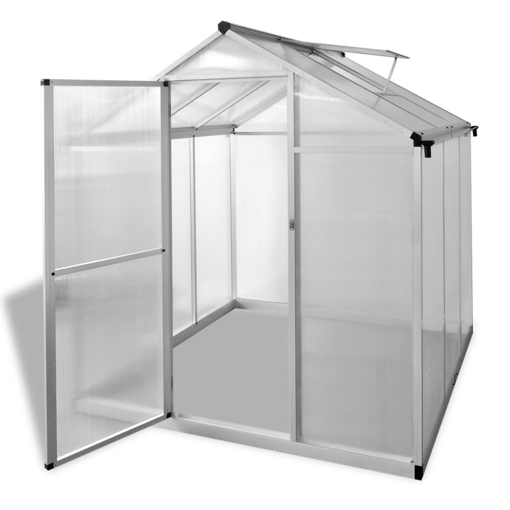vidaXL Szklarnia, wzmocnione aluminium, 3,46 m²