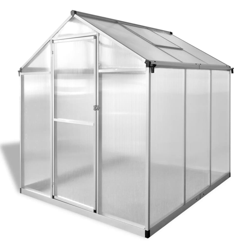 vidaXL Szklarnia, wzmocnione aluminium, 3,46 m²