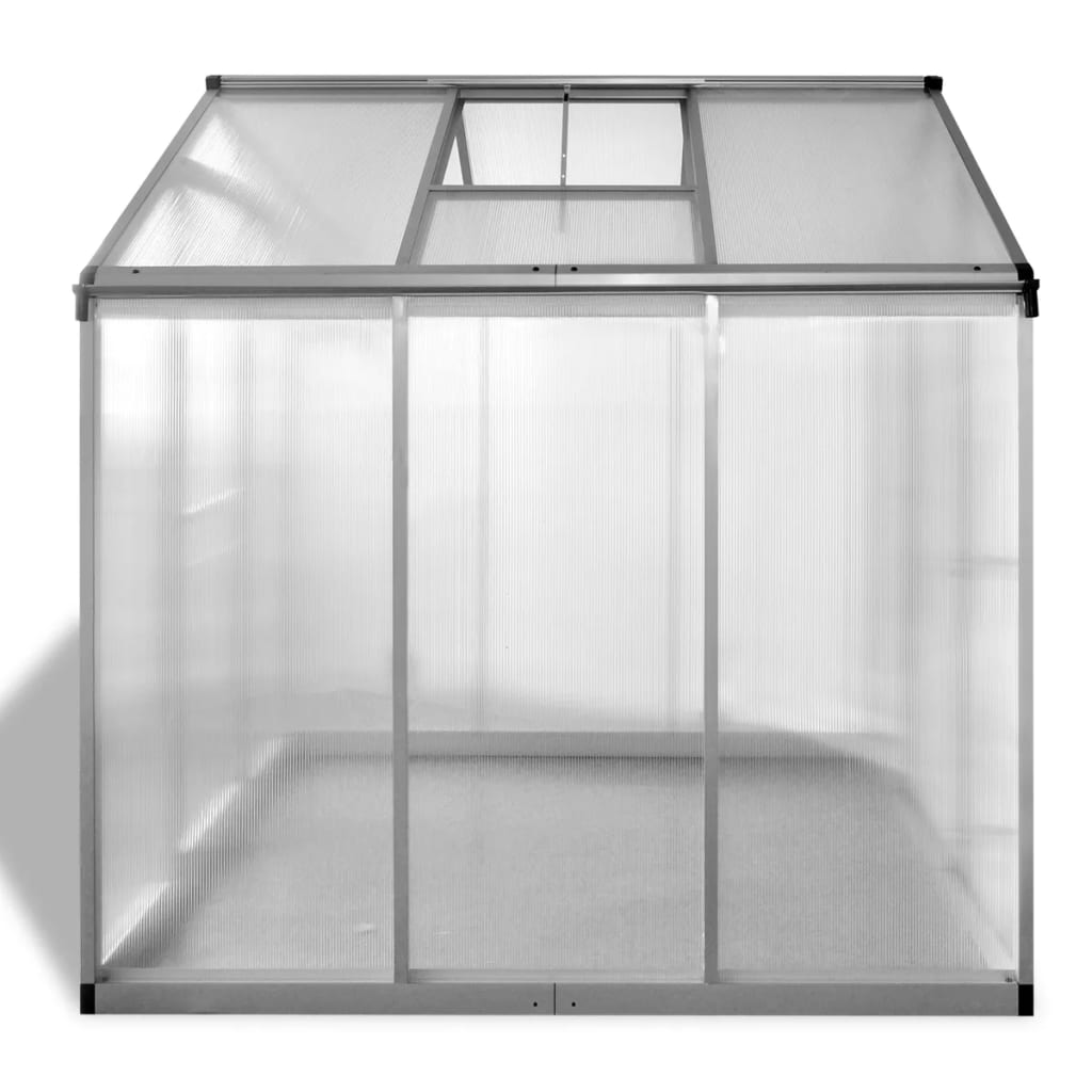vidaXL Szklarnia, wzmocnione aluminium, 3,46 m²