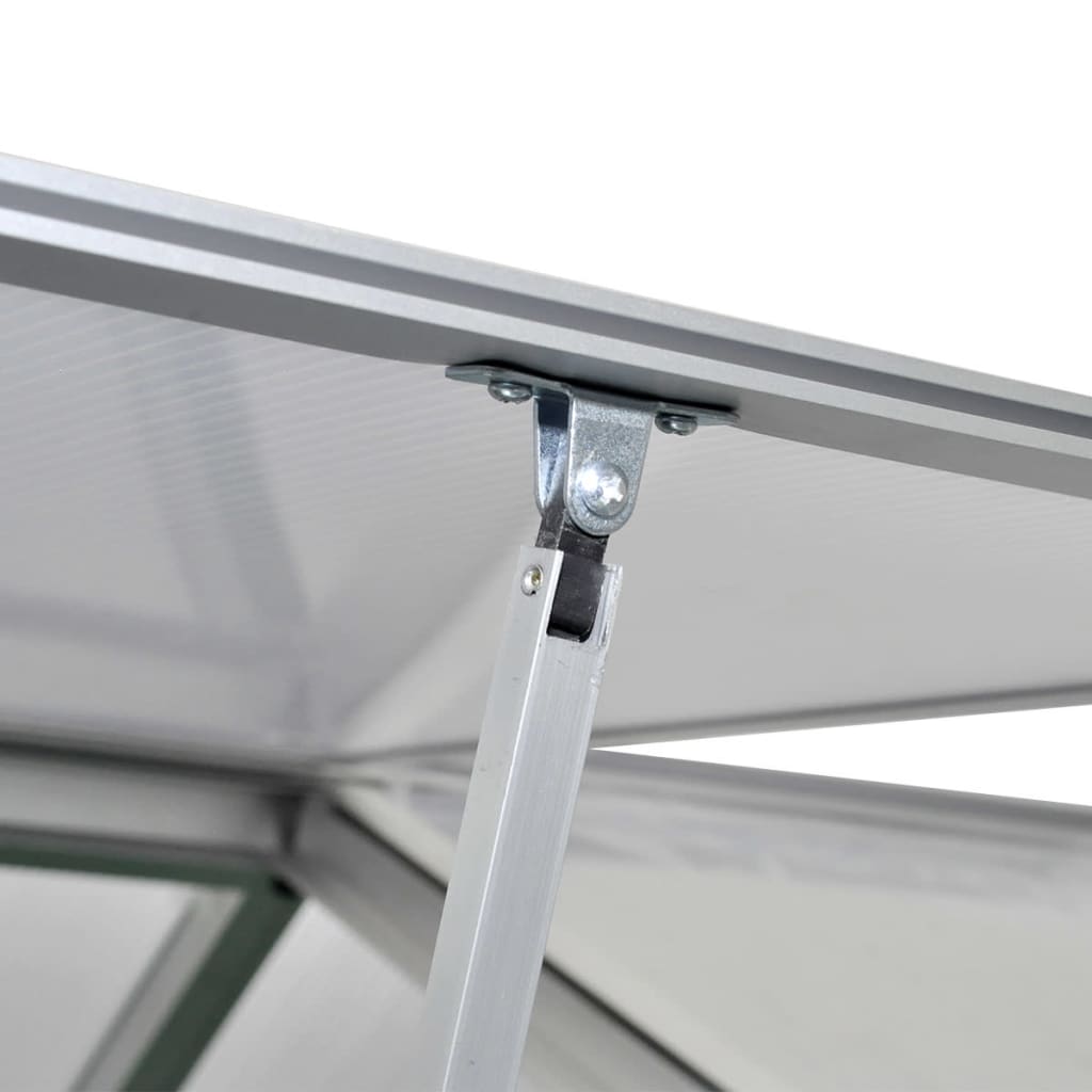 vidaXL Szklarnia, wzmocnione aluminium, 3,46 m²