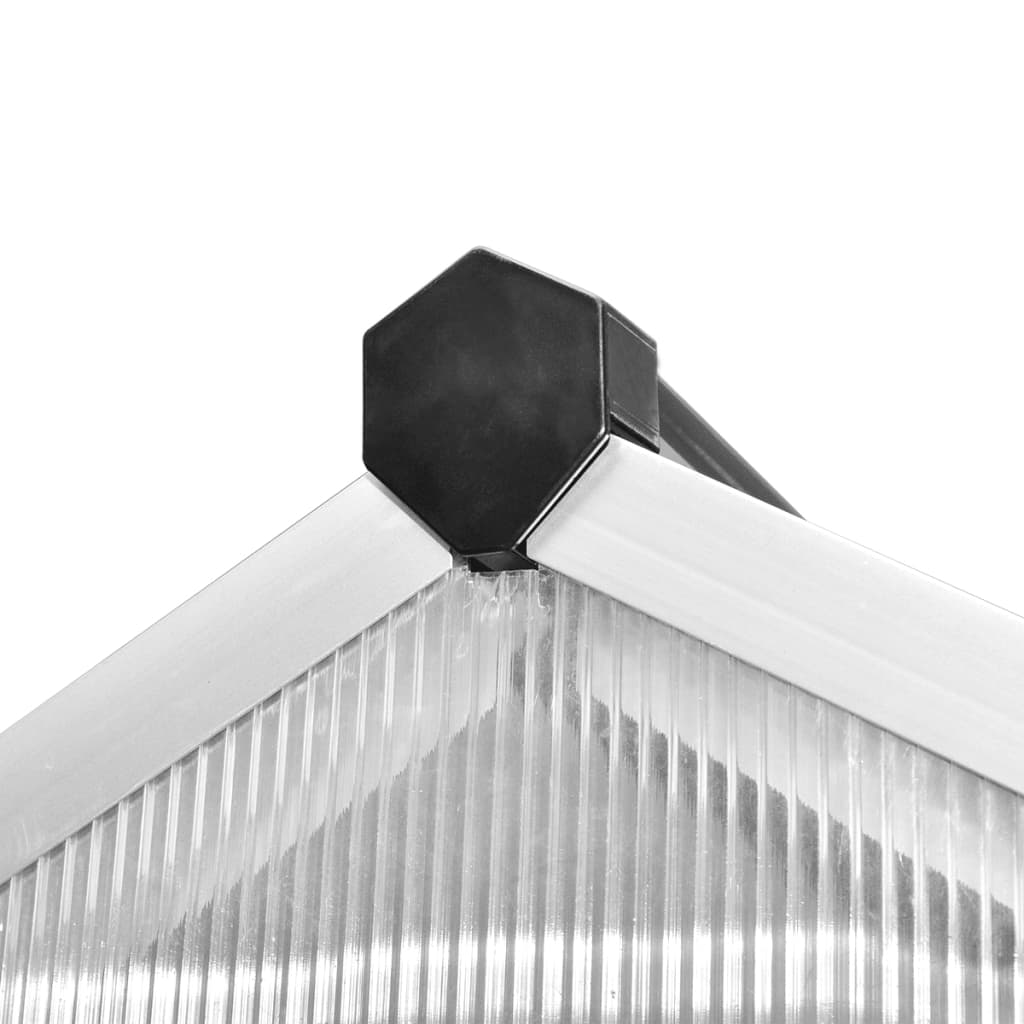 vidaXL Szklarnia, wzmocnione aluminium, 10,53 m²