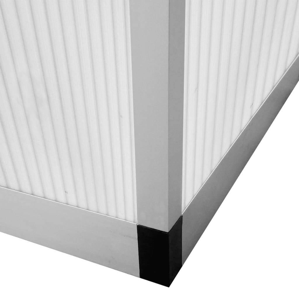 vidaXL Szklarnia, wzmocnione aluminium, 10,53 m²