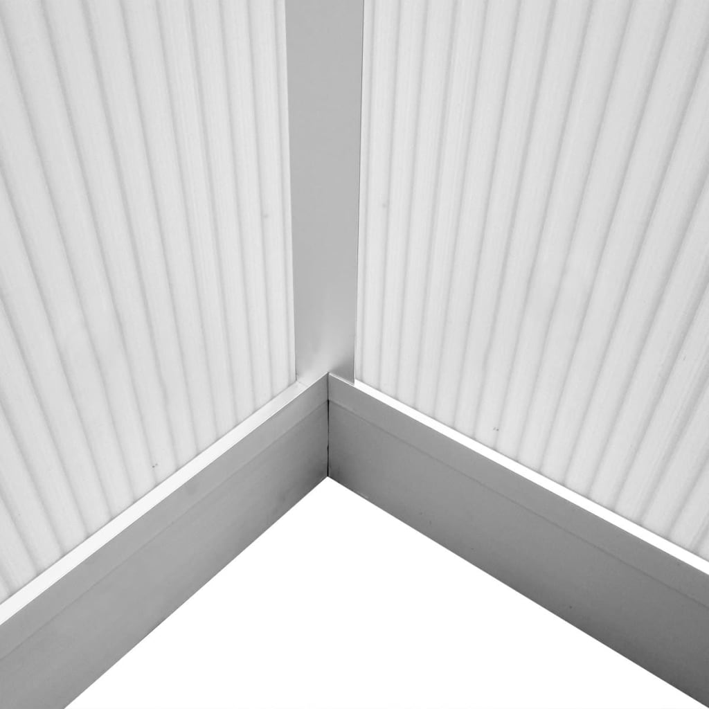 vidaXL Szklarnia, wzmocnione aluminium, 10,53 m²