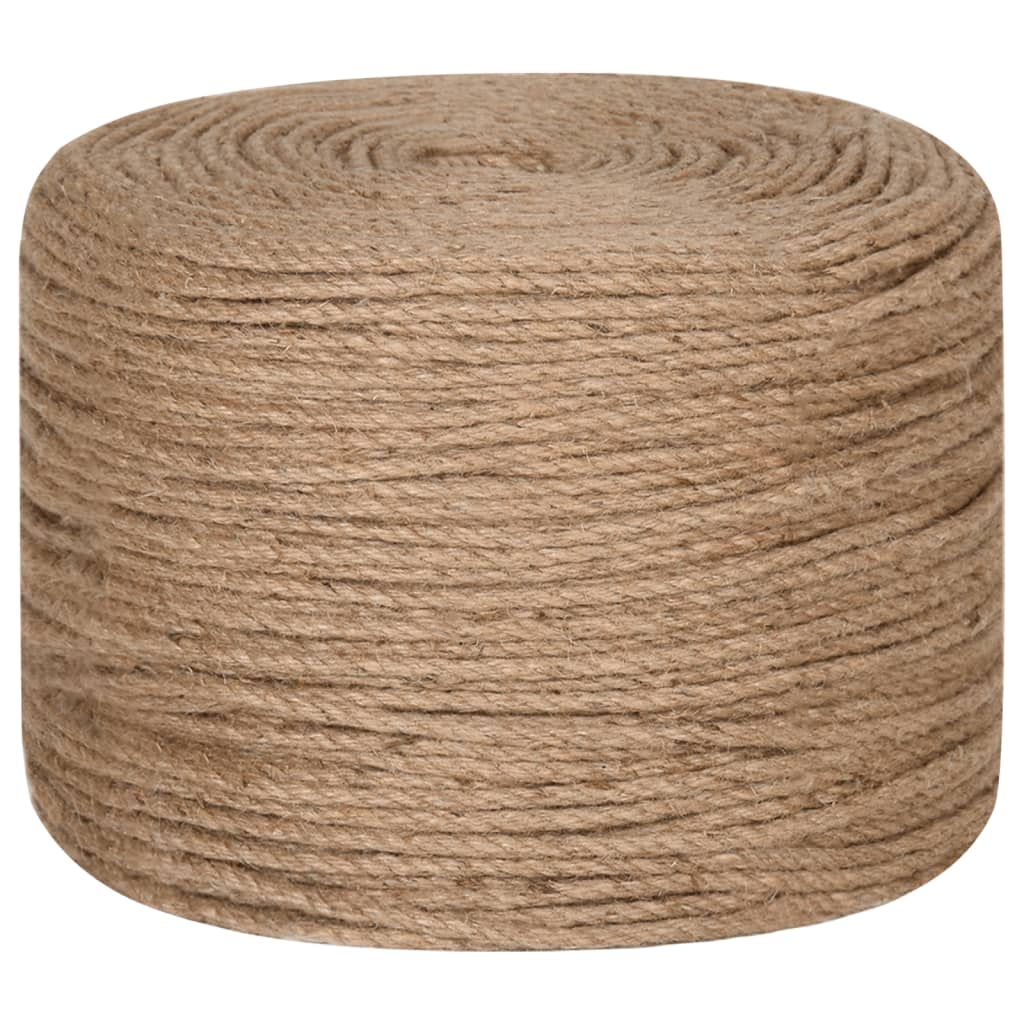 vidaXL Lina, 100% juty, 8 mm, 500 m