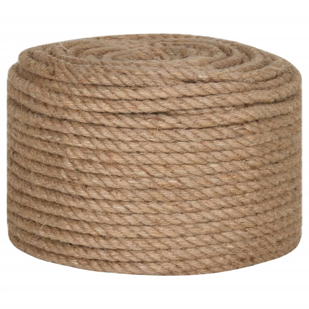 vidaXL Lina, 100% juty, 12 mm, 100 m