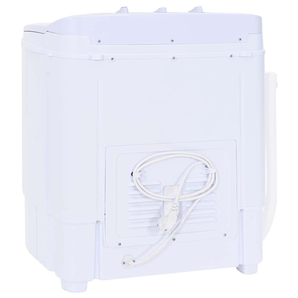vidaXL Mini pralka, dwa bębny, 5,6 kg