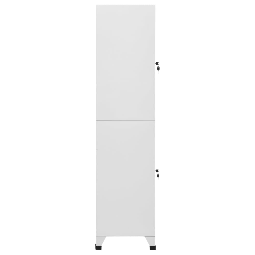 vidaXL Zamykana szafka z 2 przegrodami, 38 x 45 x 180 cm