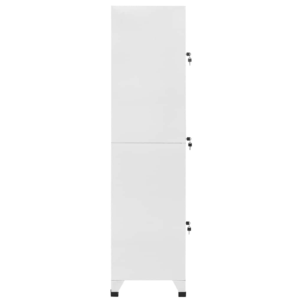 vidaXL Zamykana szafka z 3 przegrodami, 38x45x180 cm