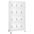 vidaXL Szafka o 12 zamykanych przegrodach, 90 x 45 x 180 cm
