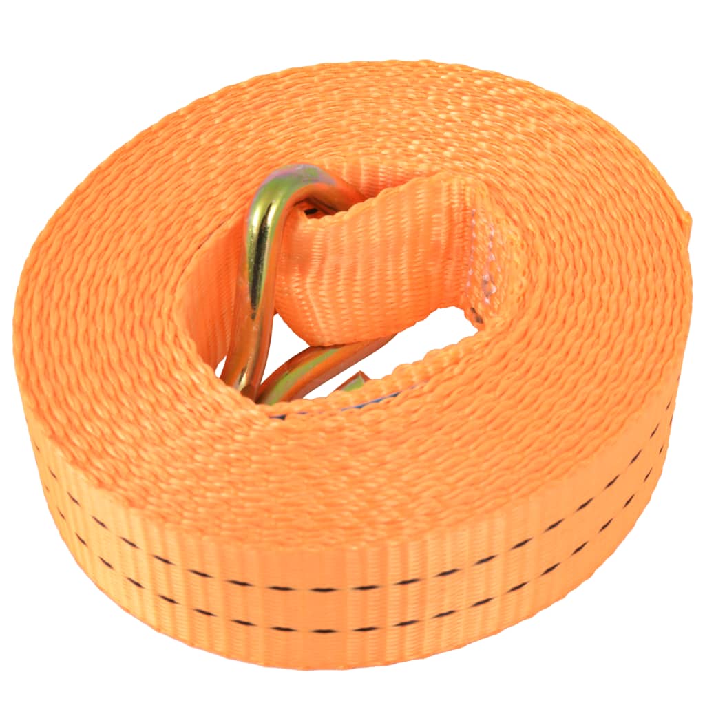 vidaXL Taśmy mocujące z napinaczami, 4 szt, 1 tona, 6m x 38mm