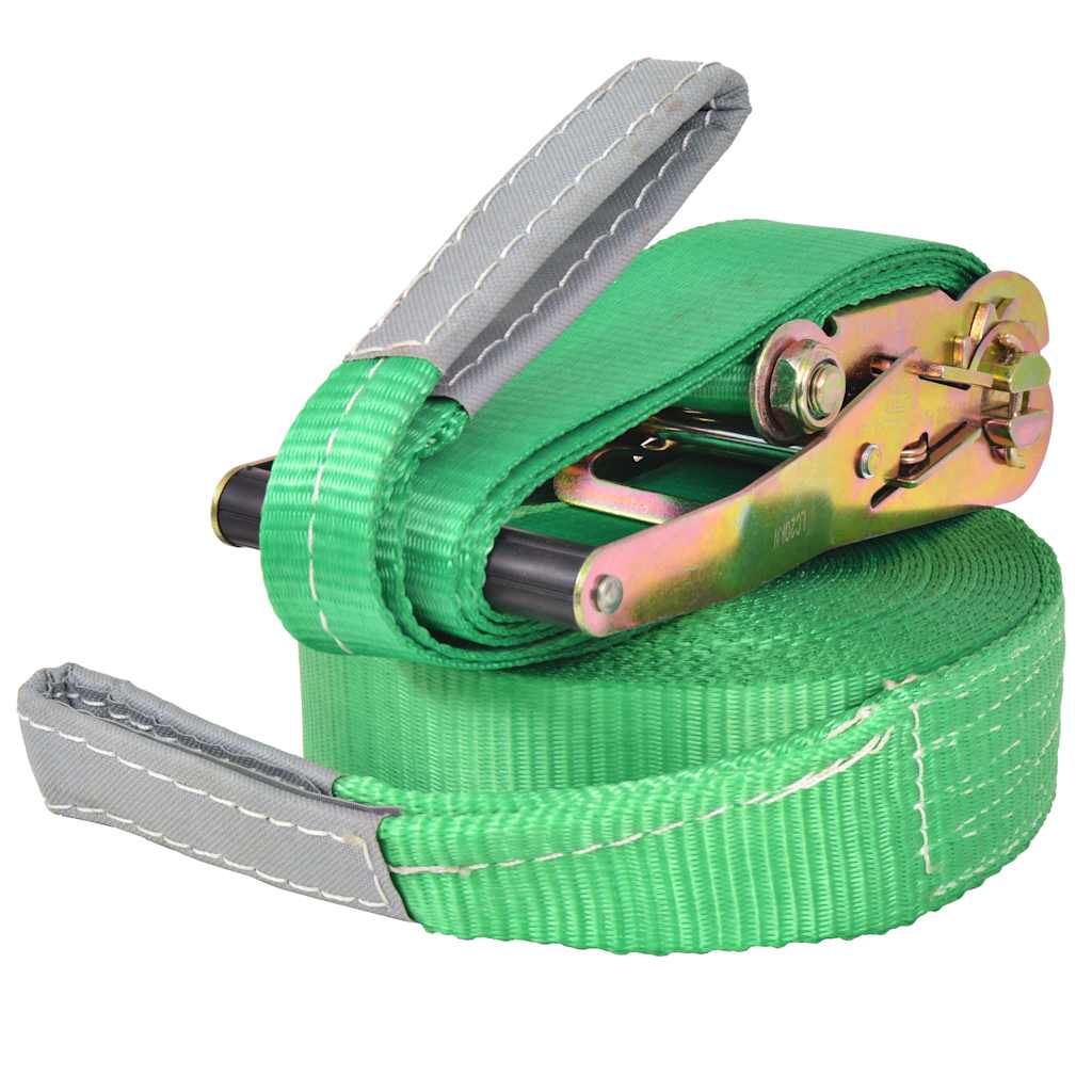 vidaXL Taśma do slackliningu, 15 m x 50 mm, 150 kg, zielona
