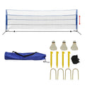 vidaXL Siatka do badmintona, lotki, 500x155 cm