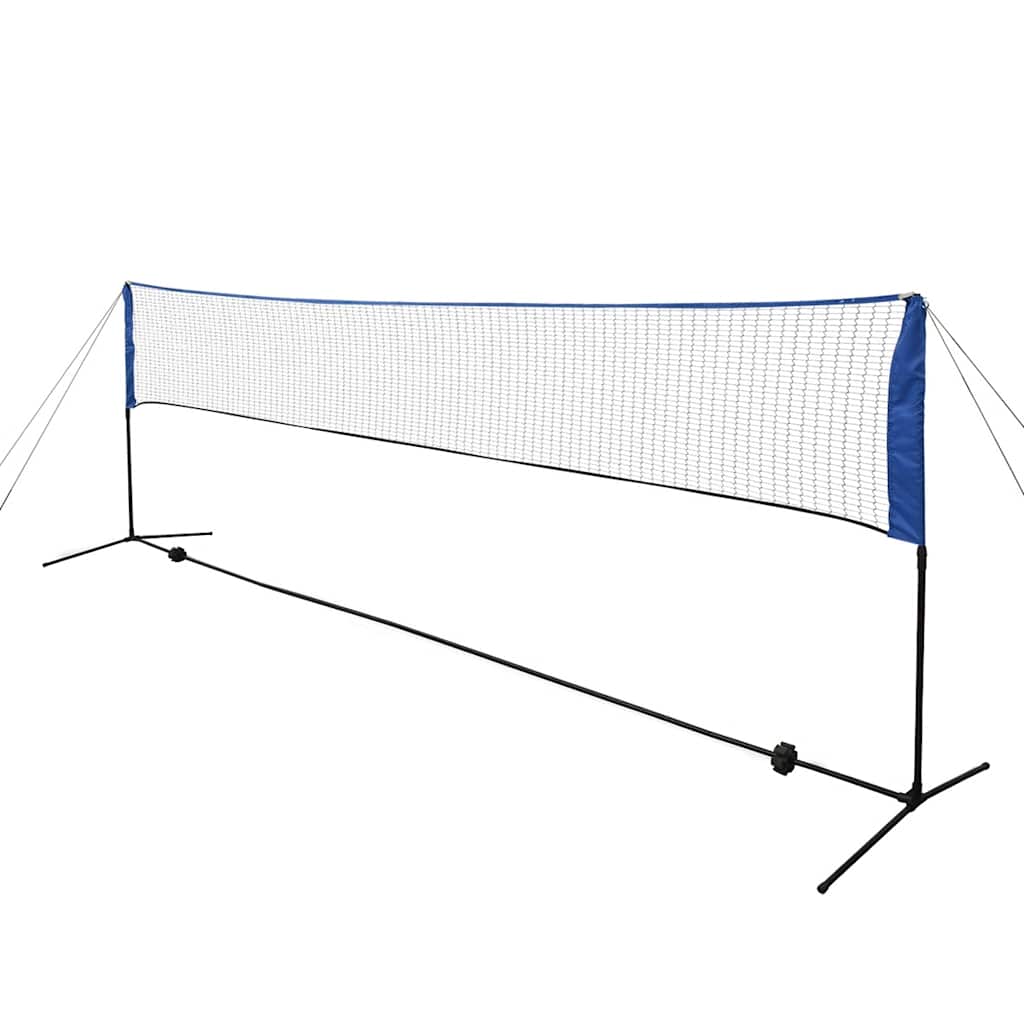 vidaXL Siatka do badmintona, lotki, 500x155 cm