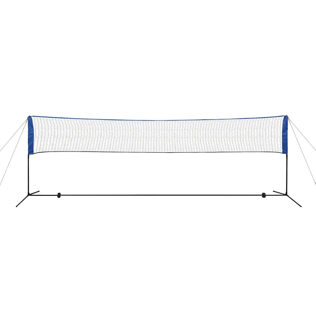 vidaXL Siatka do badmintona, lotki, 500x155 cm