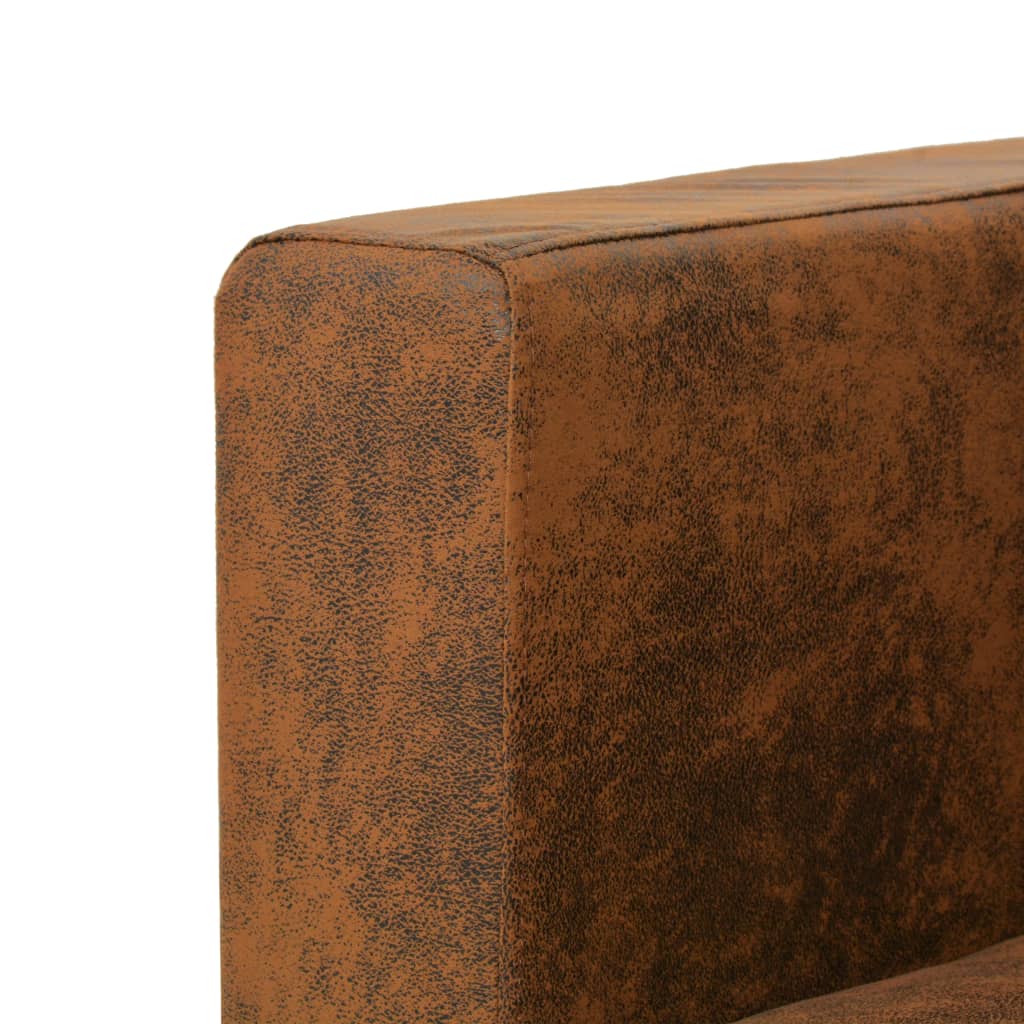 vidaXL Sofa 3-osobowa, 191 x 73 x 82 cm, sztuczny zamsz