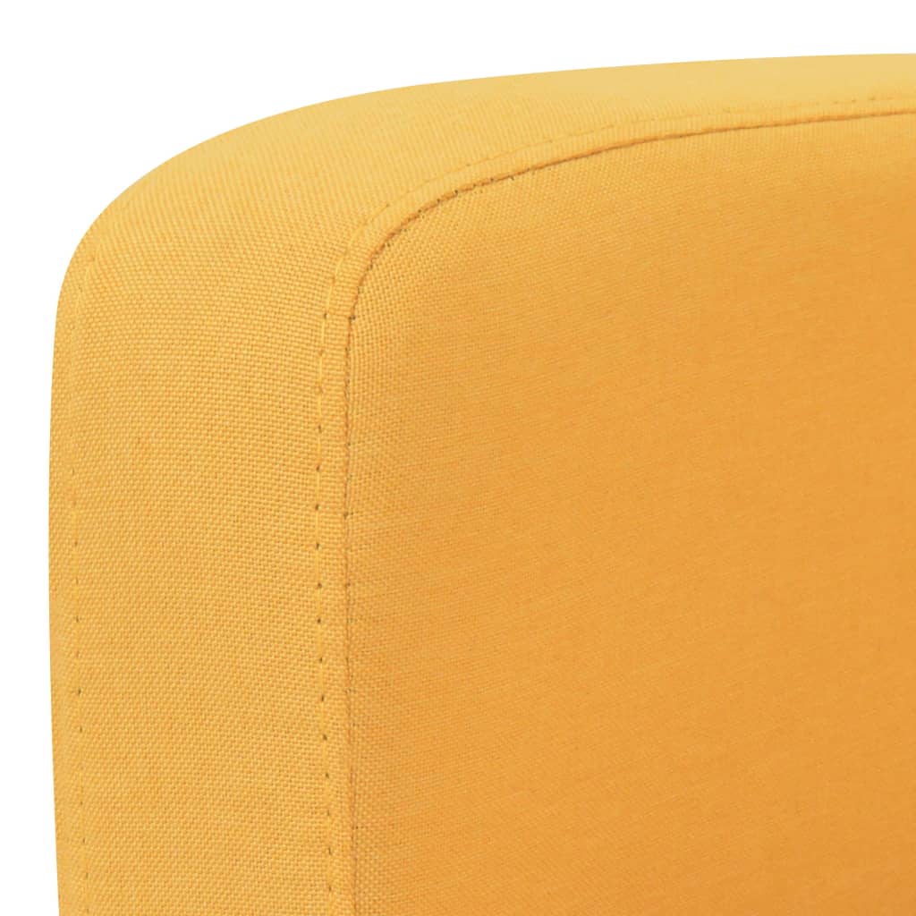 vidaXL Sofa 3-osobowa, żółta, 180 x 65 x 76 cm