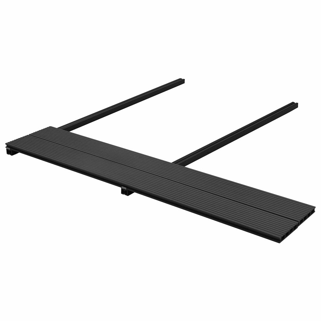 vidaXL Deska Tarasowa 6 pcs Antracyt Kompozyt drewniano-plastikowy