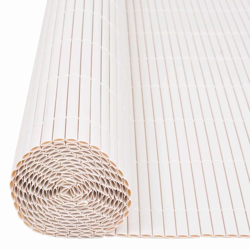 vidaXL Ogrodzenie Ogrodowe Biały 150 x 500 cm PVC