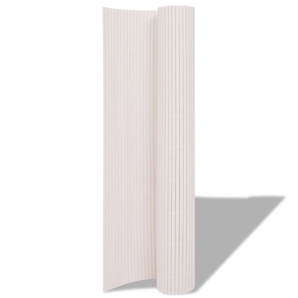 vidaXL Ogrodzenie Ogrodowe Biały 150 x 500 cm PVC