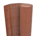 vidaXL Ogrodzenie Ogrodowe Brązowy 150 x 500 cm PVC