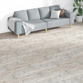 vidaXL Deski podłogowe 18 pcs Szary 5,26 m² PVC