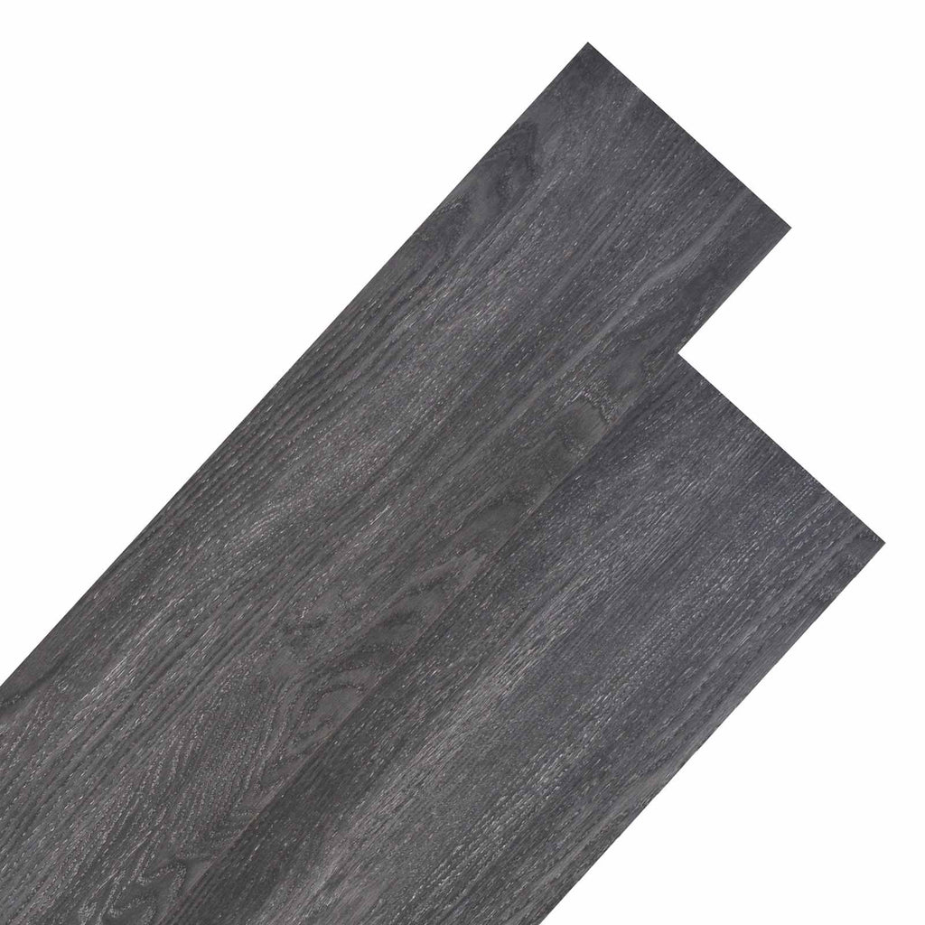 vidaXL Deski podłogowe 18 pcs Czarny i Biały 5,26 m² PVC