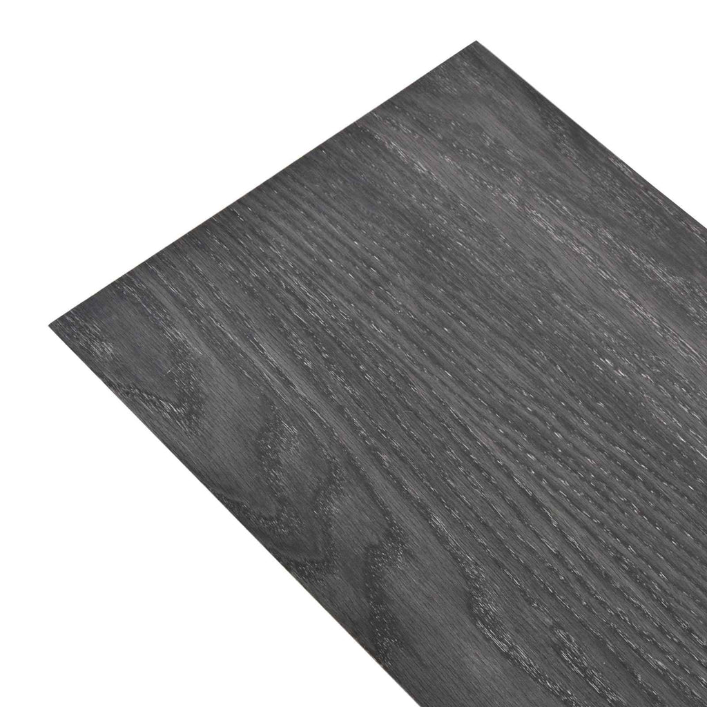 vidaXL Deski podłogowe 18 pcs Czarny i Biały 5,26 m² PVC