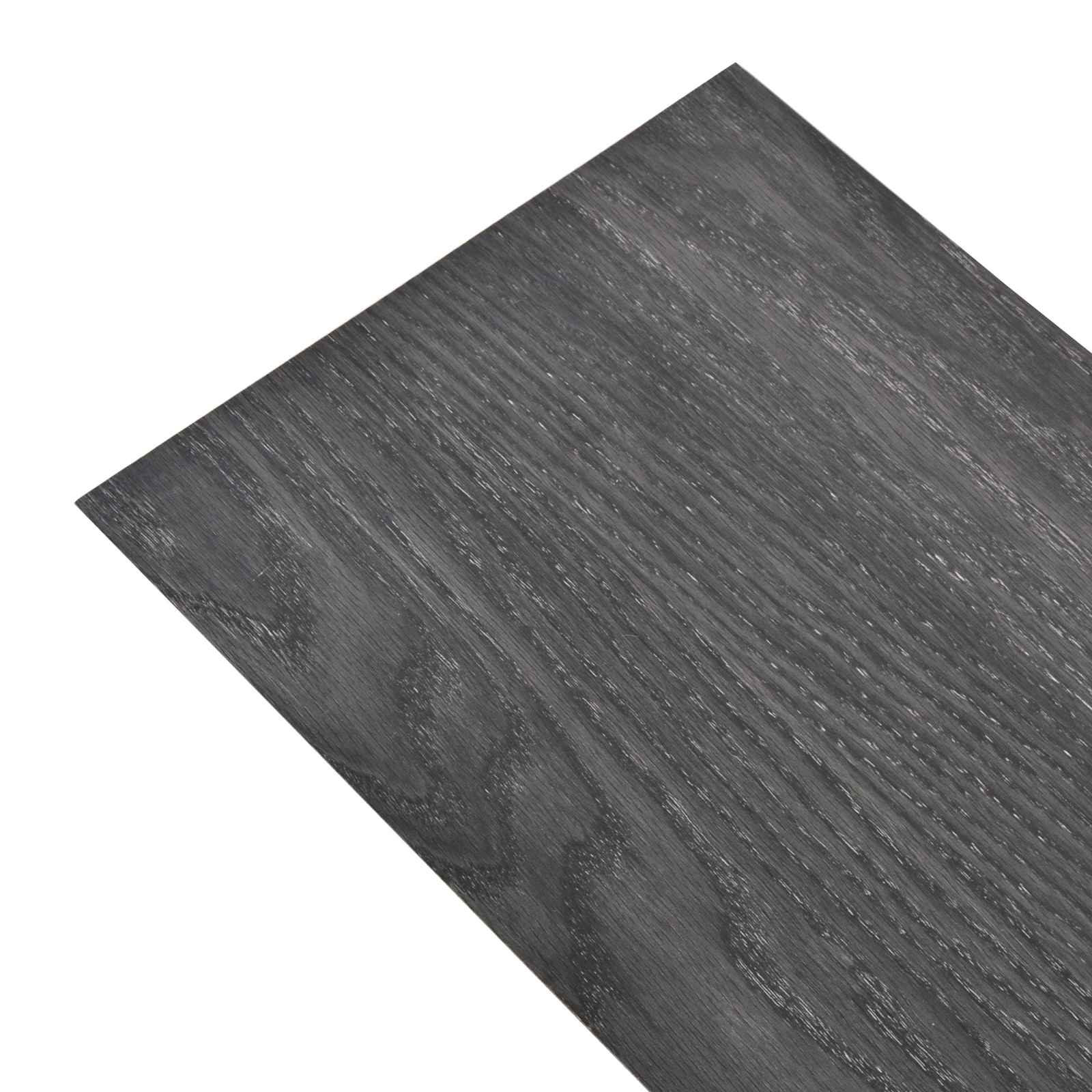 vidaXL Deski podłogowe 18 pcs Czarny i Biały 5,26 m² PVC