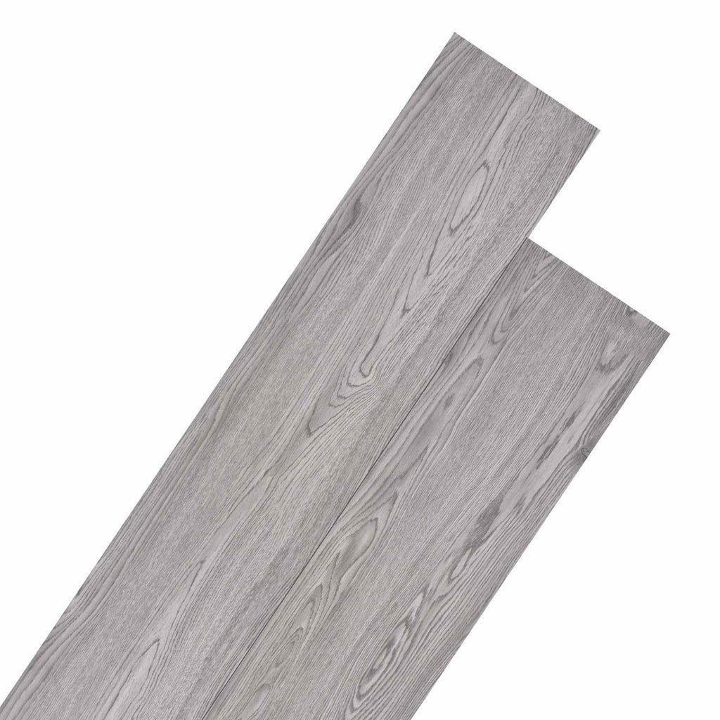 vidaXL Deski podłogowe 18 pcs Ciemnoszary 5,26 m² PVC