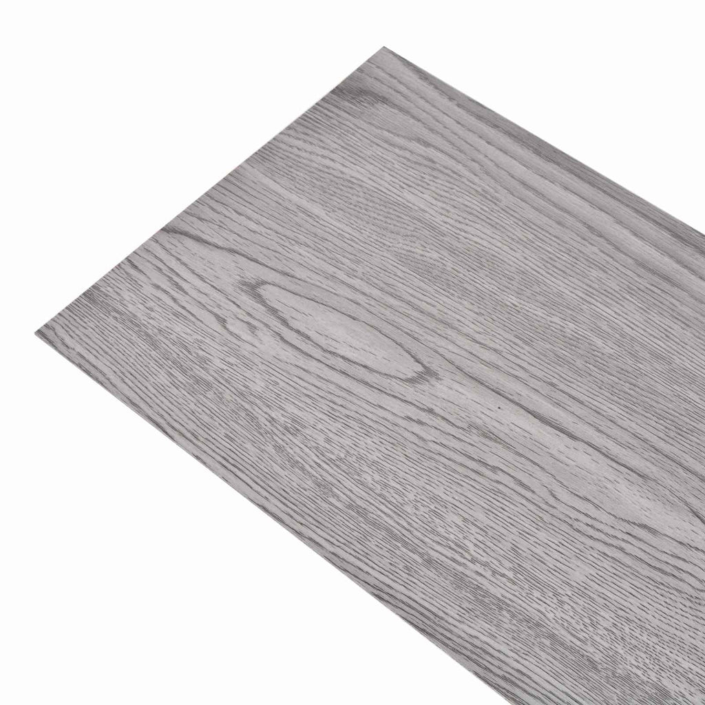 vidaXL Deski podłogowe 18 pcs Ciemnoszary 5,26 m² PVC
