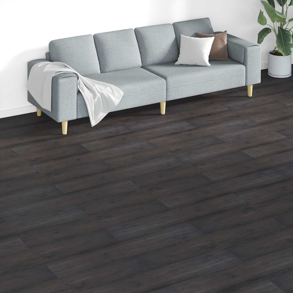 vidaXL Deski podłogowe 18 pcs Ciemnoszary 5,26 m² PVC