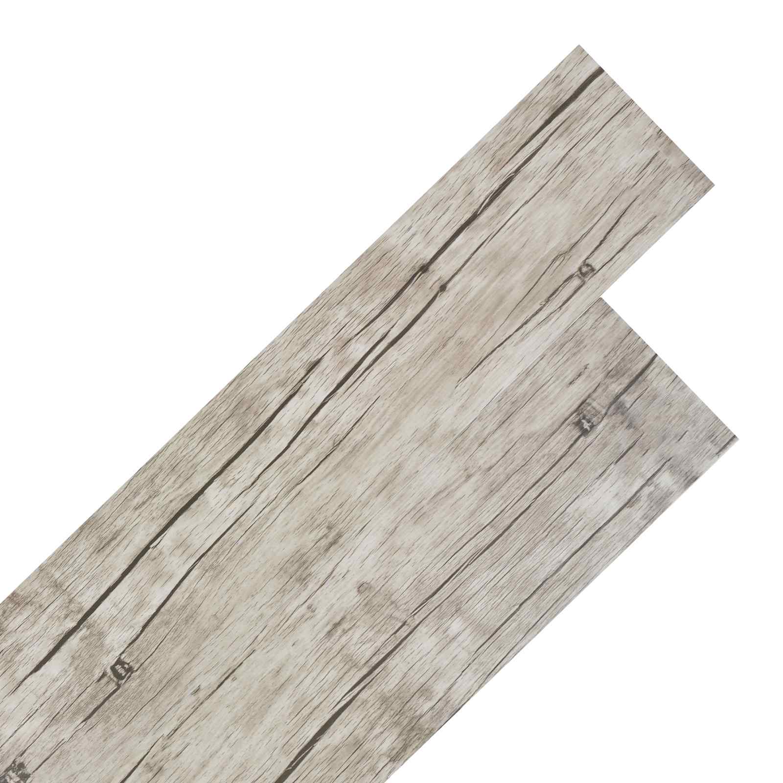 vidaXL Deski podłogowe 5,02 m² 36 pcs PVC Dąb Prany