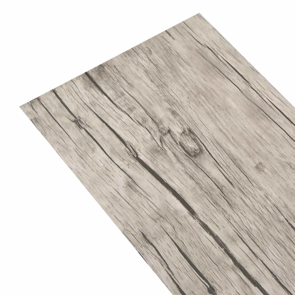 vidaXL Deski podłogowe 5,02 m² 36 pcs PVC Dąb Prany