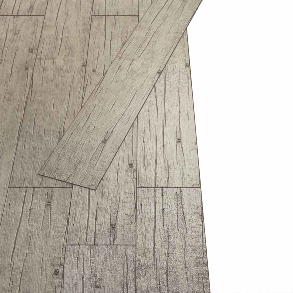 vidaXL Deski podłogowe 5,02 m² 36 pcs PVC Dąb Prany
