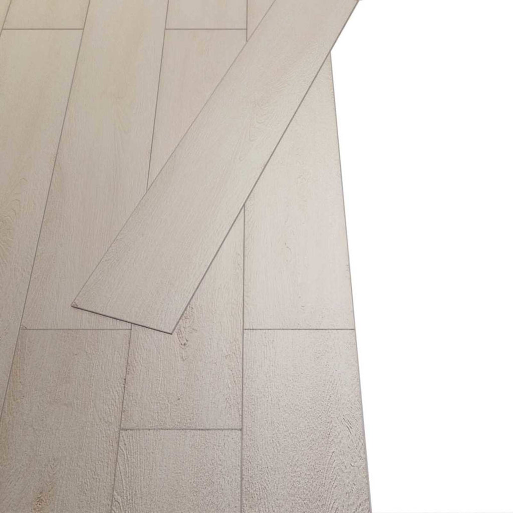 vidaXL Deski podłogowe 36 pcs Dąb klasyczny biały 5,02 m² PVC