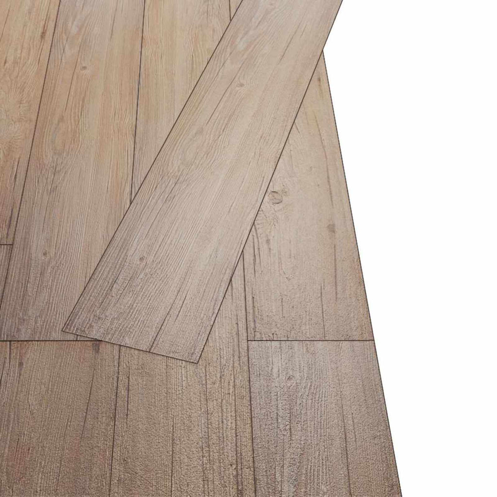 vidaXL Deski podłogowe 36 pcs Dąb brązowy 5,02 m² PVC