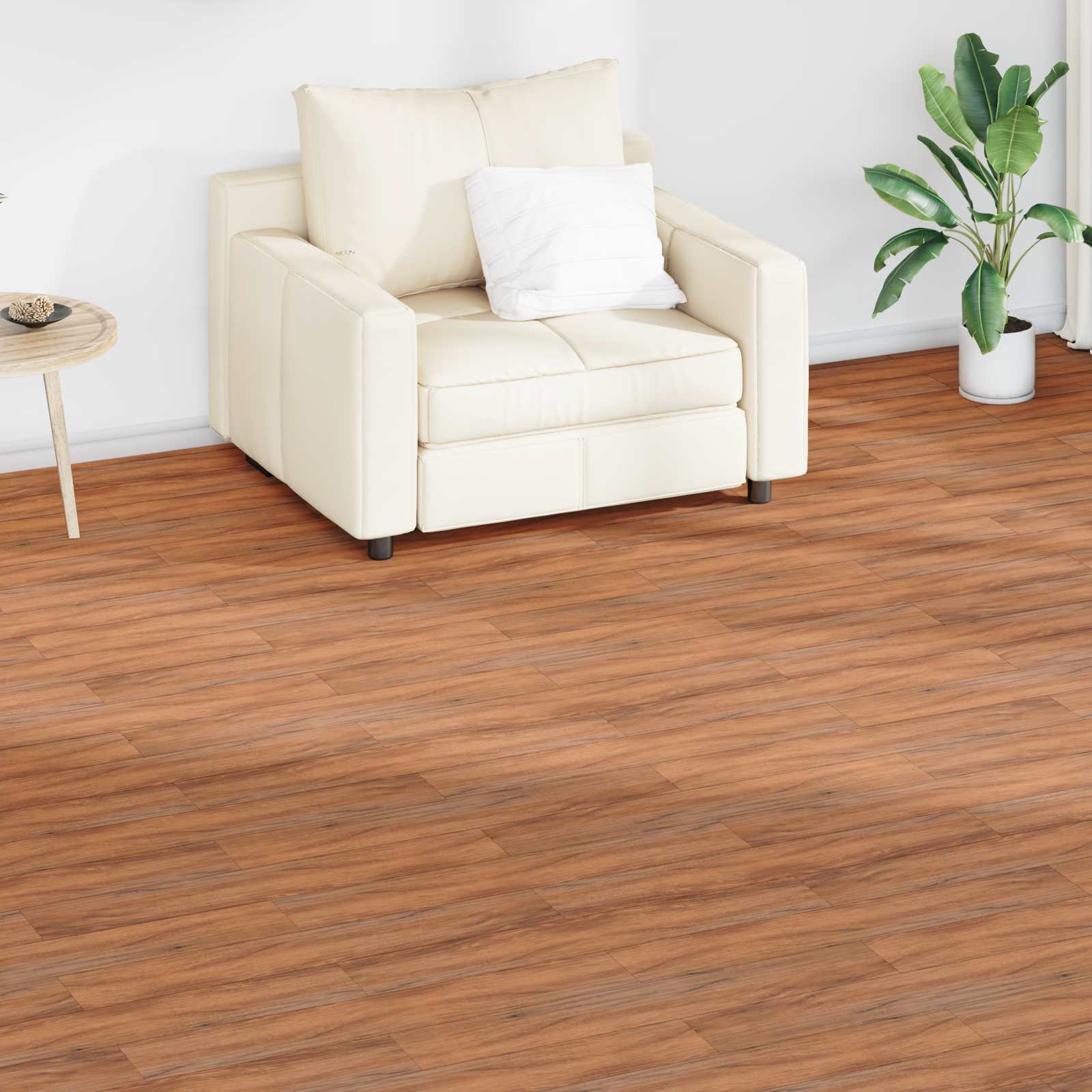 vidaXL Deski podłogowe 36 pcs Naturalny 5,02 m² PVC
