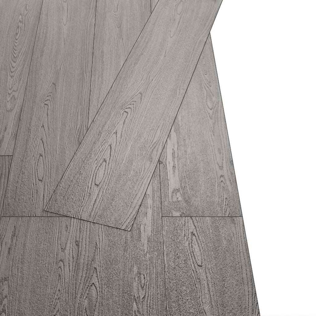 vidaXL Deski podłogowe 36 pcs Ciemnoszary 5,02 m² PVC