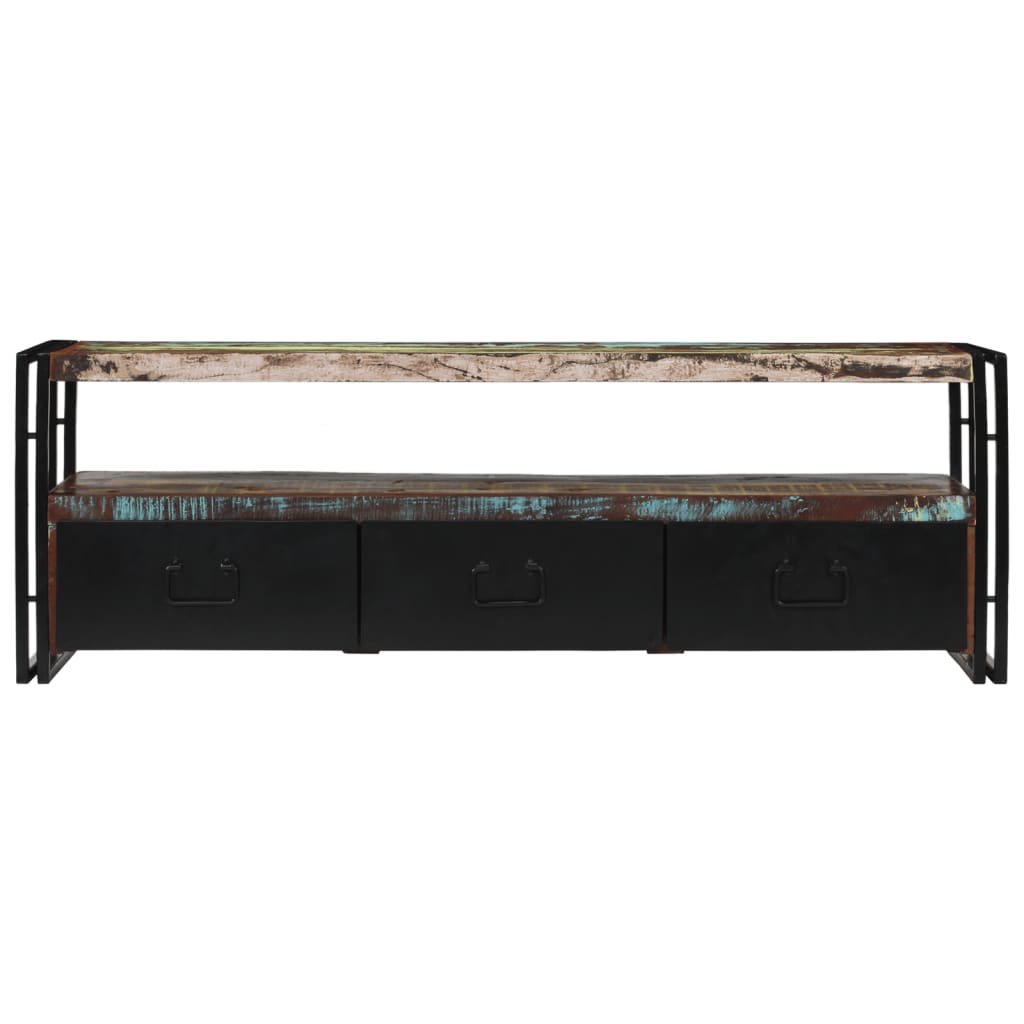 vidaXL Szafka pod TV z drewna odzyskanego, 120 x 30 x 40 cm