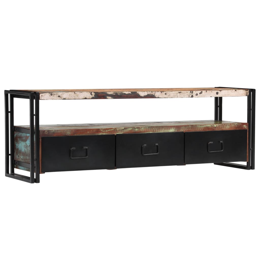 vidaXL Szafka pod TV z drewna odzyskanego, 120 x 30 x 40 cm
