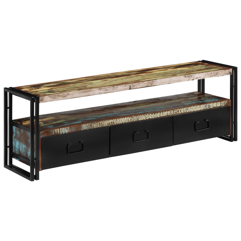 vidaXL Szafka pod TV z drewna odzyskanego, 120 x 30 x 40 cm
